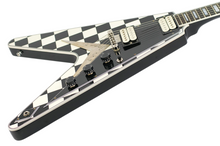 Load image into Gallery viewer, New Gibson Custom Flying V Checkerboard Top VOS TRG Stinger Series #CS600356 (PDX)