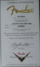 Load image into Gallery viewer, New Fender Custom Shop 70th Anniversary Limited Edition Fat '54 Stratocaster Relic Aged Cimarron Red #LXX0053 (PDX)