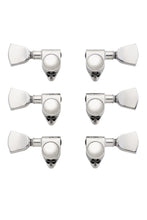 Load image into Gallery viewer, Gibson Modern Nickel Machine Head Tuner Set w/Metal Buttons (PDX)
