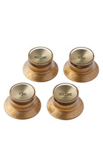 Load image into Gallery viewer, Gibson Top Hat Knobs Gold w/Gold Metal Insert 4pcs. (PDX)