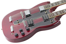 Load image into Gallery viewer, 2007 Epiphone G-1275 Double Neck SG Cherry #V07111089 (PDX)