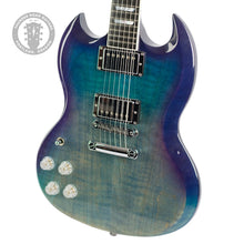 Load image into Gallery viewer, 2019 Gibson SG High Performance Left-Handed Blueberry Fade #190022201 (PDX)