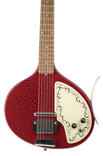 Load image into Gallery viewer, Used Jerry Jones Baby Sitar Red & Black Crackle w/Lipstick Pickup & Buzzmaster Bridge (PDX)