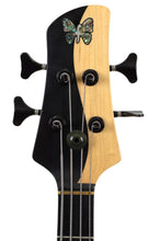 Load image into Gallery viewer, Circa 2011 Fodera Series I Yin-Yang Standard Bass Guitar Natural Maple & Black Painted Yin Yang Pattern #YYS19 (PDX)