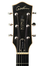 Load image into Gallery viewer, 2011 Godin Icon Type 2 "Fat Black" Gloss Black w/High Definition Revoicer Circuit #11044145 (PDX)