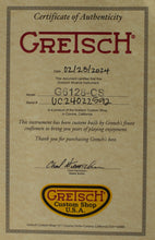 Load image into Gallery viewer, Used 2024 Gretsch Custom Shop Chad Henrichsen Masterbuilt G6128-CS '55 Jet Relic Antigua Burst #UC24022592 (PDX)