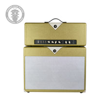 Load image into Gallery viewer, Used Divided by 13 FTR 37 Head & 2X12 Cab Gold Tolex w/All Tube Spring Reverb #NSN (PDX)