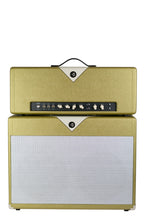 Load image into Gallery viewer, Used Divided by 13 FTR 37 Head & 2X12 Cab Gold Tolex w/All Tube Spring Reverb #NSN (PDX)