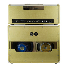 Load image into Gallery viewer, Used Divided by 13 FTR 37 Head & 2X12 Cab Gold Tolex w/All Tube Spring Reverb #NSN (PDX)