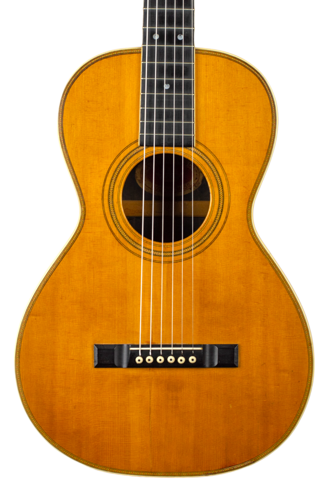 Circa 1910 A.C. Fairbanks Parlor Guitar w/Brazilian Rosewood Back and Sides Natural #NSN (PDX)