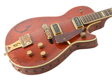 Load image into Gallery viewer, 1955 Gretsch 6130 Round Up Classic Orange w/Brazilian Rosewood Fretboard and Original Hard Shell Case #13984 (PDX)
