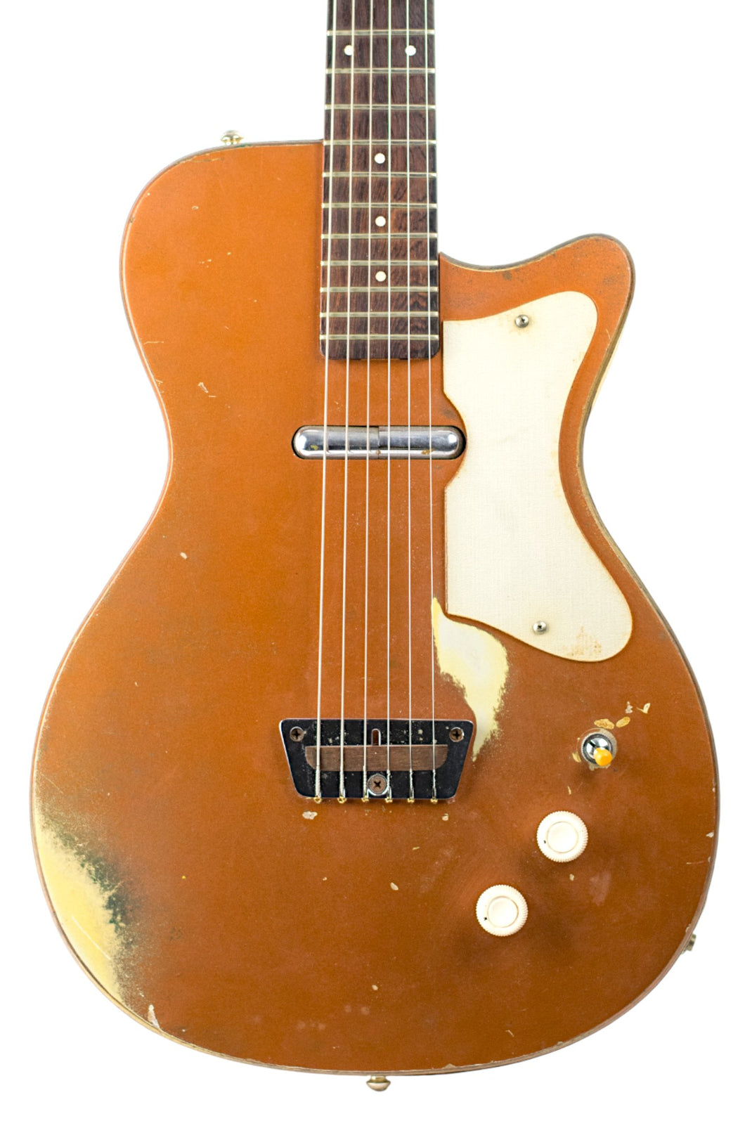 1960s Silvertone U-1 Guitar Copper w/Original Pickup & 3-Way Tone Selector Switch #NSN (PDX)