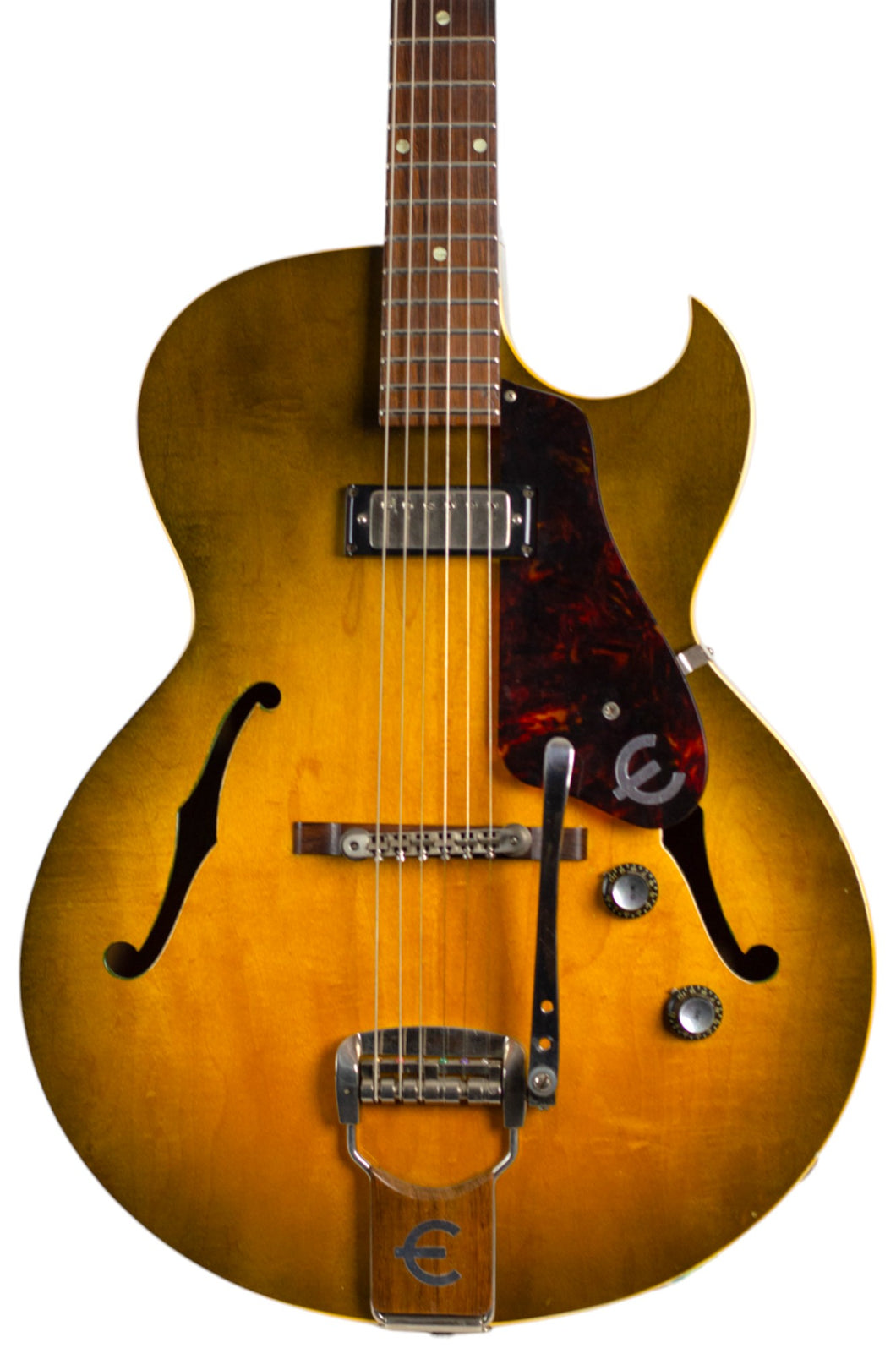 1961 Epiphone Sorrento E452T Royal Olive w/Brazilian Rosewood Fingerboard and Bridge Base #20212 (PDX)