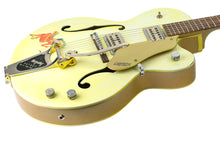 Load image into Gallery viewer, 1961 Gretsch Double Anniversary White &amp; Gold Sparkle Refin w/Brazilian Rosewood Fingerboard #40078 (PDX)
