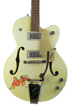 Load image into Gallery viewer, 1961 Gretsch Double Anniversary White &amp; Gold Sparkle Refin w/Brazilian Rosewood Fingerboard #40078 (PDX)
