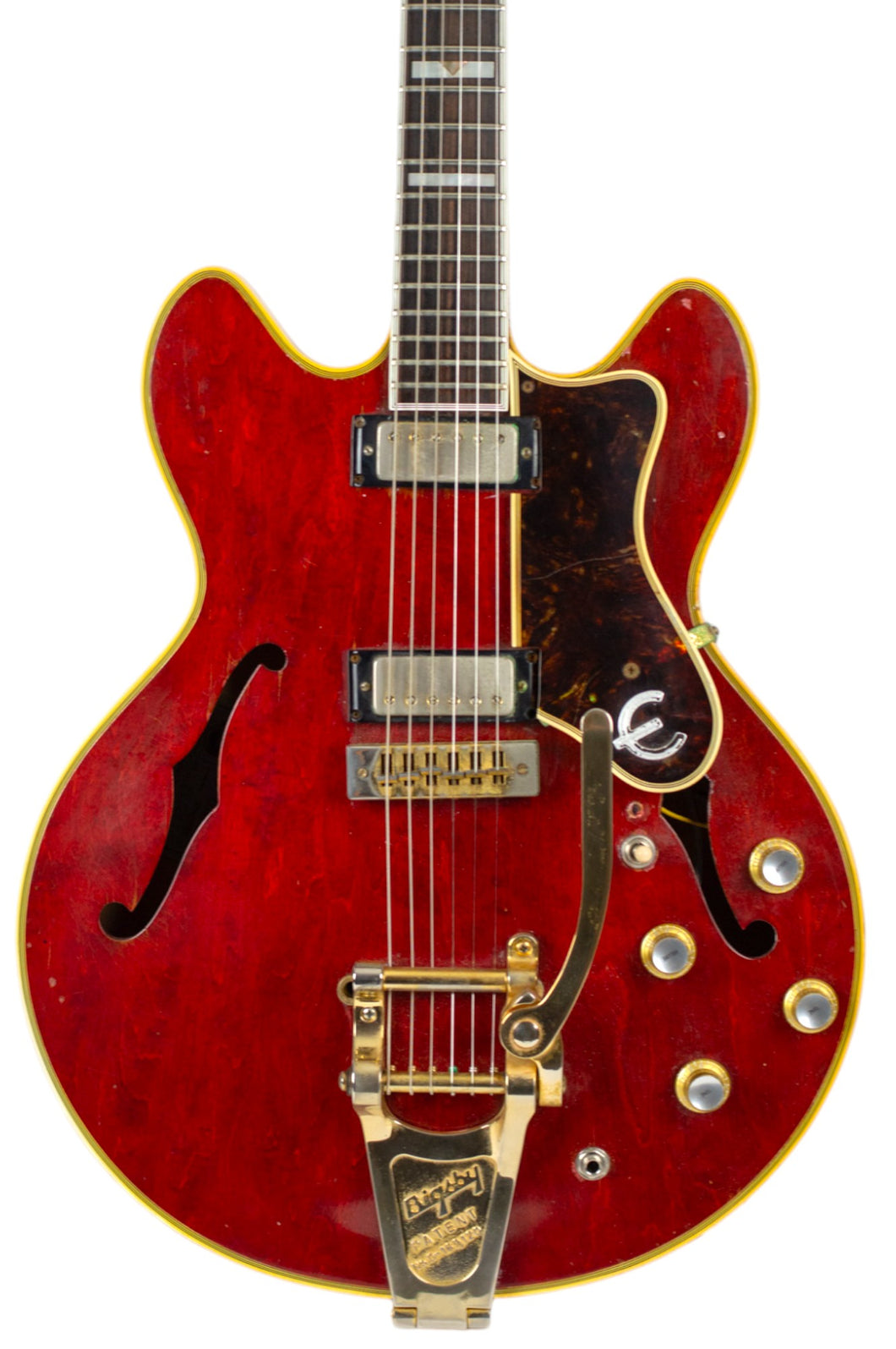 1966 Epiphone E212T Sheraton Cherry w/Brazilian Rosewood Fingerboard #409187 (PDX)