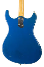 Load image into Gallery viewer, 1966 Mosrite Ventures Mark V Guitar Pacific Blue w/Original White Leather Strap #B1039 (PDX)
