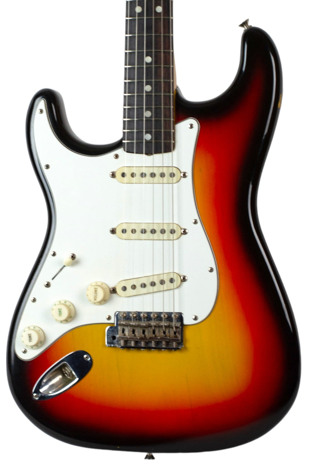 1967 Fender Stratocaster 3-Tone Sunburst Left-Handed w/Original Hang Tag & Strap #207595 (PDX)