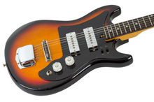 Load image into Gallery viewer, 1970s Harmony H-804 MIJ Solid Body Electric 3-Tone Sunburst All Original Sold As-Is
