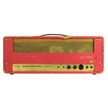 Load image into Gallery viewer, 1974 Marshall JMP MK II SuperBass 100 Watt Amplifier Factory Red #SB/A7789F (PDX)
