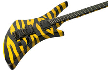 Load image into Gallery viewer, 1980s Guild X-79 Skyhawk Black &amp; Yellow Bengal Stripes #AD10668 (PDX)
