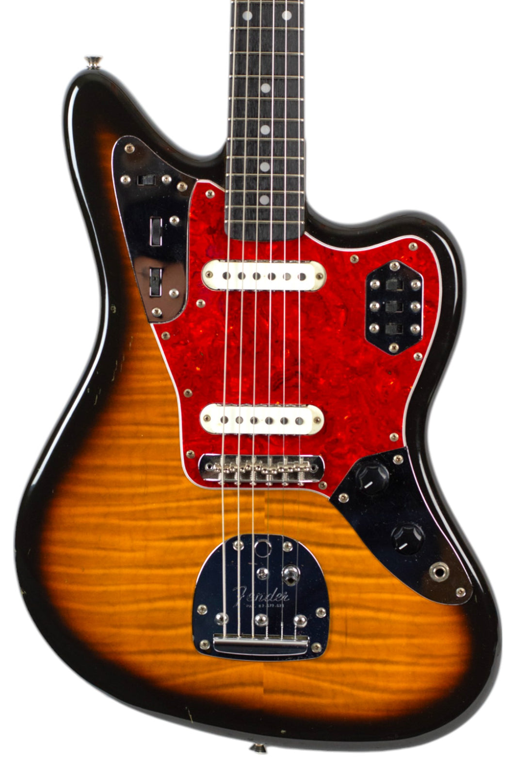 1994 Fender Jaguar MIJ Foto-Flame Sunburst #P028293 (PDX)