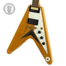 Load image into Gallery viewer, 1998 Epiphone '58 Reissue Flying V Natural w/Added DiMarzio Super Distortion Pickup #U98040411 (PDX)
