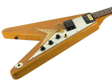 Load image into Gallery viewer, 1998 Epiphone '58 Reissue Flying V Natural w/Added DiMarzio Super Distortion Pickup #U98040411 (PDX)
