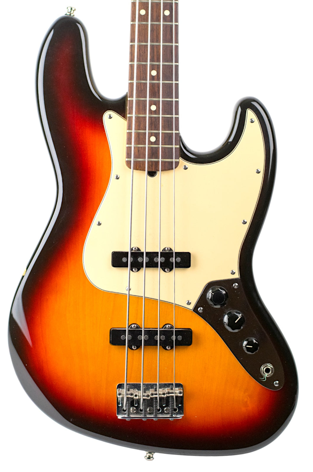 2005 Fender American Series Jazz Bass 3-Tone Sunburst #Z5140862 (PDX)