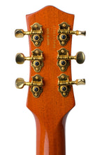 Load image into Gallery viewer, 2005-06 Gretsch G6130 Roundup Orange w/Tooled Leather Binding &amp; Engraved Western Motif Inlays #JT05117498 (PDX)
