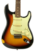 Load image into Gallery viewer, 2015 Fender Custom Shop '63 Stratocaster Relic 3-Color Sunburst #R83657 (PDX)
