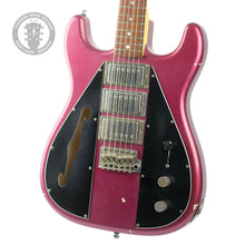 Load image into Gallery viewer, 2018 Nash Wayfarer Semi-Hollow Guitar Relic Burgundy Mist Metallic #MB584 (PDX)
