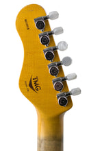 Load image into Gallery viewer, Circa 2018 TMG Ronnie Scott Jazzmaster Style Guitar Heavy Relic Aged Burgundy Mist #8010918 (PDX)
