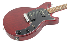 Load image into Gallery viewer, 2019 Gibson Les Paul Tribute DC Satin Worn Cherry #120390039 (PDX)

