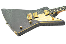 Load image into Gallery viewer, 2023 Balaguer Select Custom Typhon Long Scale Electric Guitar Black/White Crackle Finish w/Original EMG Pickups #SCB22-1192 (PDX)
