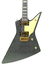 Load image into Gallery viewer, 2023 Balaguer Select Custom Typhon Long Scale Electric Guitar Black/White Crackle Finish w/Original EMG Pickups #SCB22-1192 (PDX)
