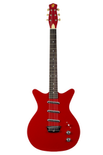 Load image into Gallery viewer, New Danelectro '59 Divine Double Cutaway Guitar Red #103222 (PDX)
