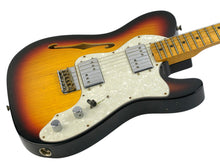Load image into Gallery viewer, Used 2023 Fender Custom Shop Limited Edition '70s Telecaster Thinline Bleached 3-Color Sunburst Journeyman Relic #CZ571774 (PDX)
