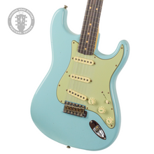 Load image into Gallery viewer, New Fender Custom Shop &#39;64 Journeyman Stratocaster Faded/Aged Daphne Blue #CZ573876 (PDX)
