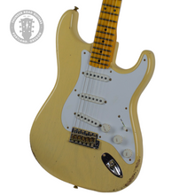 Load image into Gallery viewer, New Fender Custom Shop Ltd 70th Anniversary &#39;54 Stratocaster Relic Aged Vintage Blonde #2608 (PDX)
