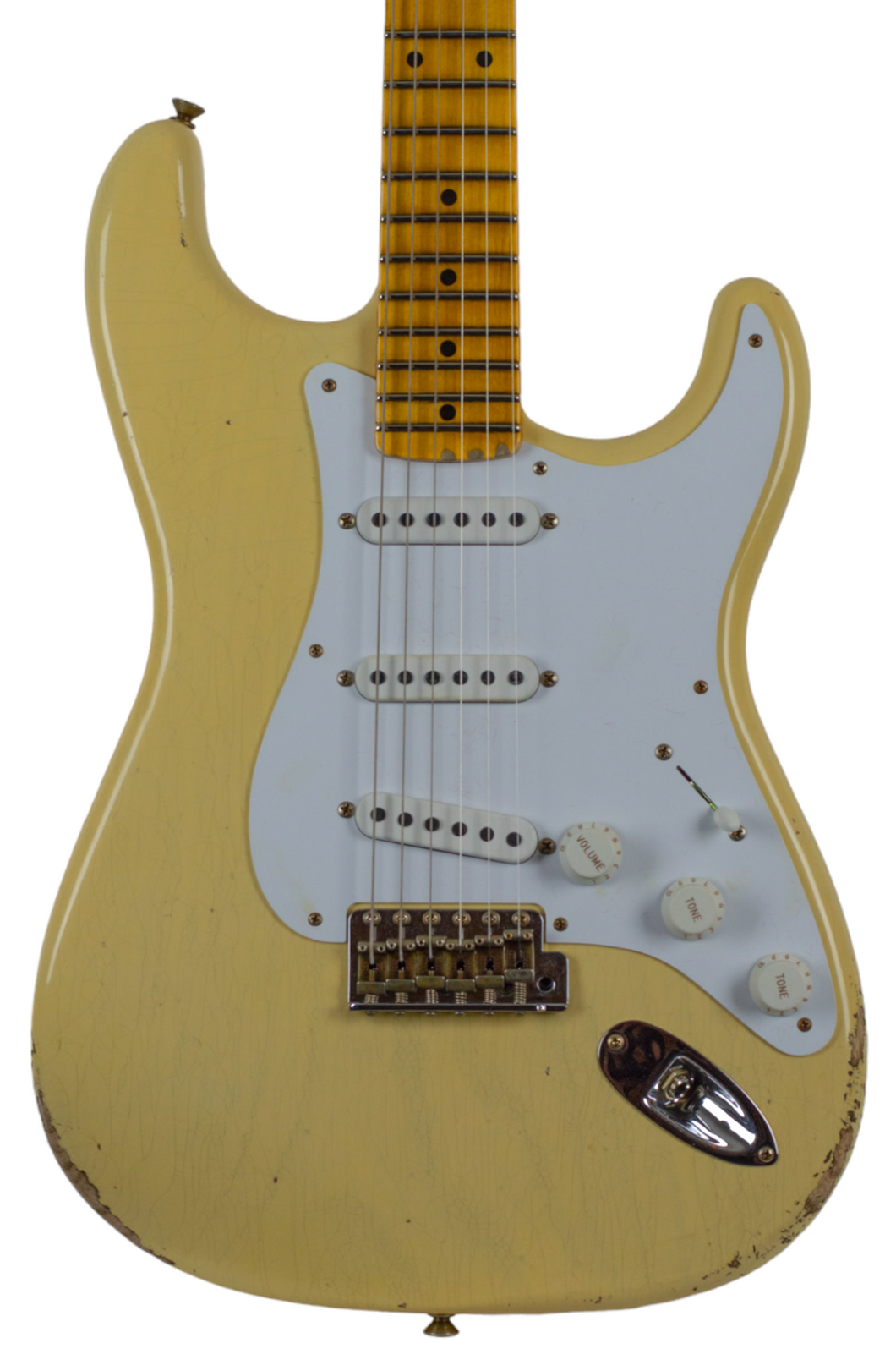 New Fender Custom Shop Ltd 70th Anniversary '54 Stratocaster Relic Aged Vintage Blonde #2608 (PDX)