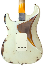 Load image into Gallery viewer, New Fender Custom Shop 1960 Stratocaster Heavy Relic Aged Olympic White over Sunburst #CZ574680 (PDX)
