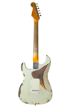 Load image into Gallery viewer, New Fender Custom Shop 1960 Stratocaster Heavy Relic Aged Olympic White over Sunburst #CZ574680 (PDX)
