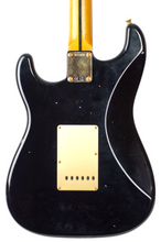 Load image into Gallery viewer, New Fender Custom Shop &#39;69 Stratocaster Journeyman Black w/Gold Hardware and Anodized Gold Pickguard #R119436 (PDX)
