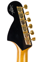 Load image into Gallery viewer, New Fender Custom Shop &#39;69 Stratocaster Journeyman Black w/Gold Hardware and Anodized Gold Pickguard #R119436 (PDX)
