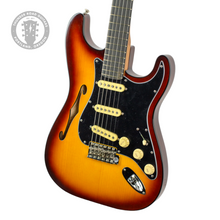 Load image into Gallery viewer, New Fender Limited Edition Suona Stratocaster Thinline Violin Burst w/Matching Headstock #US23064016 (PDX)
