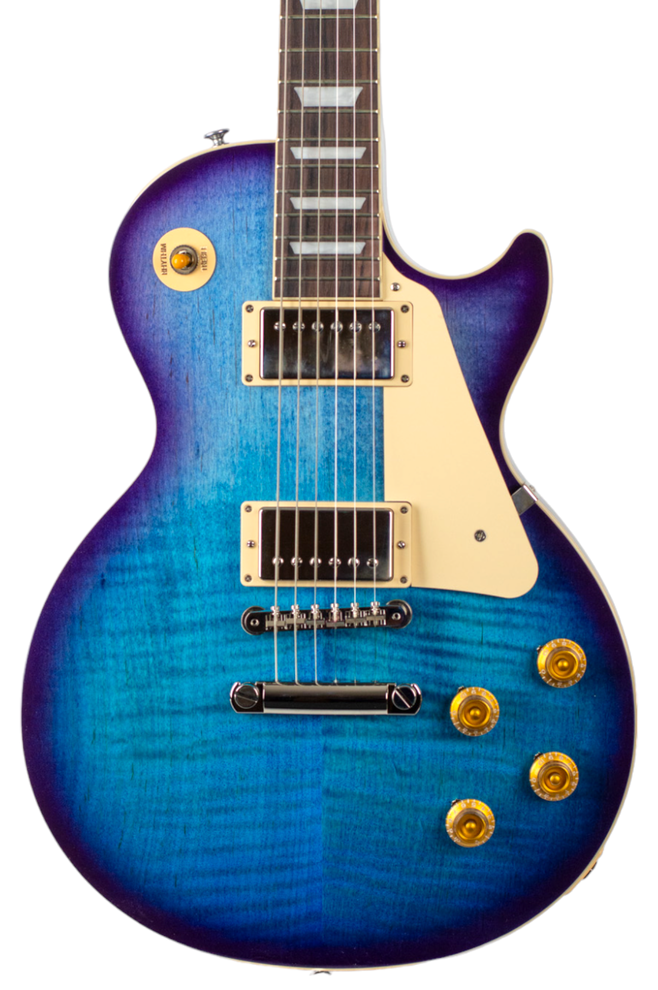 New Gibson '50s Les Paul Standard Nitro Figured Top Blueberry Burst #2 ...