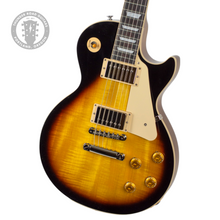 Load image into Gallery viewer, New Gibson &#39;50s Les Paul Standard Nitro Figured Top Tobacco Burst #226230120 (PDX)
