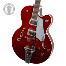 Load image into Gallery viewer, New Gretsch G6119T Pro Players Edition Tennessee Rose Hollow Body Deep Cherry Stain #JT22124506 (PDX)
