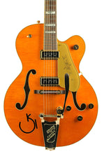 Load image into Gallery viewer, Used 2023 Gretsch G6120T-55 Vintage Select '55 Chet Atkins Hollow Body Western Orange #JT23020594 (PDX)
